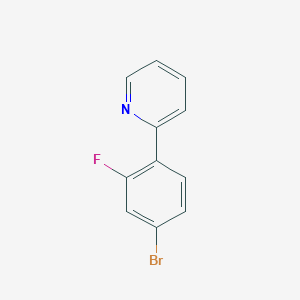 2-(4-Bromo-2-fluorophenyl)pyridine