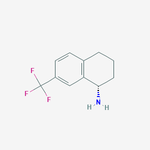 (S)-7-(trifluoromethyl)-1,2,3,4-tetrahydronaphthalen-1-amine hydrochloride