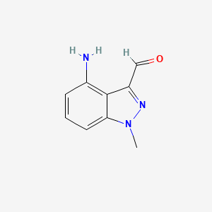 4-Amino-1-methyl-1H-indazole-3-carbaldehyde