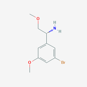 (R)-1-(3-Bromo-5-methoxyphenyl)-2-methoxyethanamine