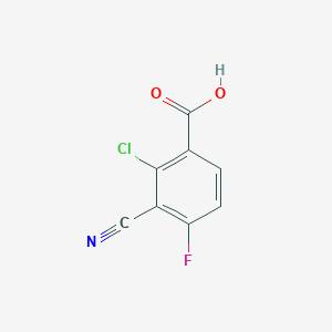 2-Chloro-3-cyano-4-fluorobenzoic acid