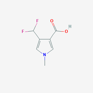 4-(Difluoromethyl)-1-methyl-1H-pyrrole-3-carboxylic acid