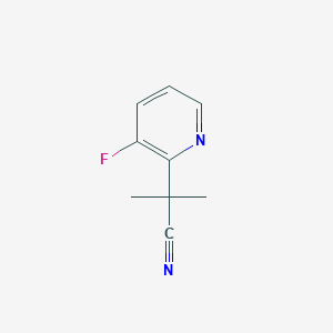 2-(3-Fluoropyridin-2-yl)-2-methylpropanenitrile