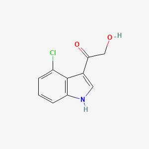 1-(4-Chloro-1H-indol-3-yl)-2-hydroxyethanone