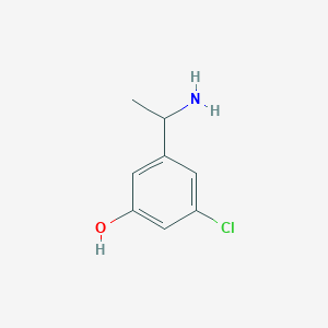 3-(1-Aminoethyl)-5-chlorophenol