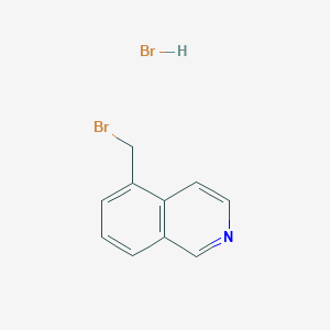 molecular formula C10H9Br2N B1522442 5-(溴甲基)异喹啉氢溴酸盐 CAS No. 586373-76-4
