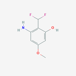 3-Amino-2-(difluoromethyl)-5-methoxyphenol