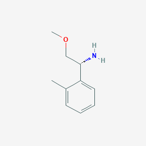 molecular formula C10H15NO B15224460 (R)-2-Methoxy-1-(o-tolyl)ethanamine 