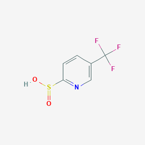 molecular formula C6H4F3NO2S B15224461 5-(Trifluoromethyl)pyridine-2-sulfinic acid 