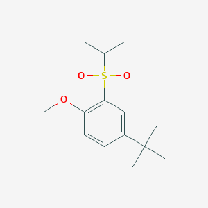 4-tert-Butyl-1-methoxy-2-(propane-2-sulfonyl)benzene