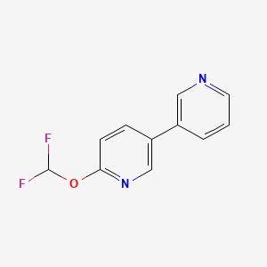 2-(Difluoromethoxy)-5-(pyridin-3-yl)pyridine