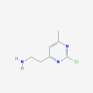 2-(2-Chloro-6-methylpyrimidin-4-YL)ethanamine