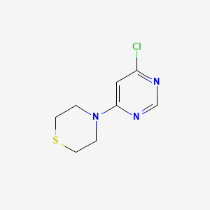 molecular formula C8H10ClN3S B1522461 4-(6-Chloropyrimidin-4-yl)thiomorpholine CAS No. 1112278-31-5