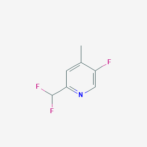 2-(Difluoromethyl)-5-fluoro-4-methylpyridine