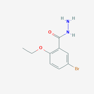 molecular formula C9H11BrN2O2 B1522462 5-溴-2-乙氧基苯甲酰肼 CAS No. 24123-35-1