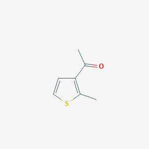 molecular formula C7H8OS B15224648 1-(2-Methylthiophen-3-yl)ethanone 