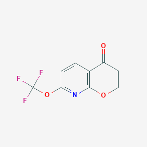 7-(Trifluoromethoxy)-2,3-dihydro-4H-pyrano[2,3-b]pyridin-4-one