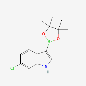 6-Chloro-3-(4,4,5,5-tetramethyl-1,3,2-dioxaborolan-2-YL)-1H-indole