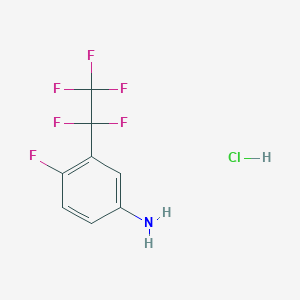 4-Fluoro-3-(perfluoroethyl)aniline hydrochloride