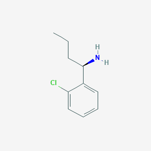 molecular formula C10H14ClN B15224686 (R)-1-(2-Chlorophenyl)butan-1-amine 