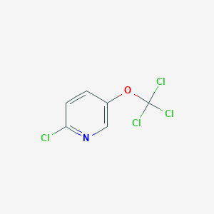 molecular formula C6H3Cl4NO B1522472 2-氯-5-(三氯甲氧基)吡啶 CAS No. 1221171-73-8