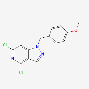 4,6-Dichloro-1-(4-methoxybenzyl)-1H-pyrazolo[4,3-c]pyridine