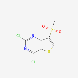 2,4-Dichloro-7-(methylsulfonyl)thieno[3,2-d]pyrimidine