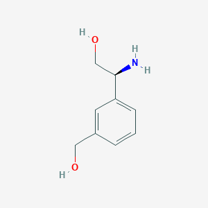 (S)-2-amino-2-(3-(hydroxymethyl)phenyl)ethan-1-ol hydrochloride