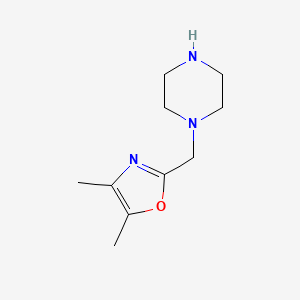 1-[(Dimethyl-1,3-oxazol-2-yl)methyl]piperazine