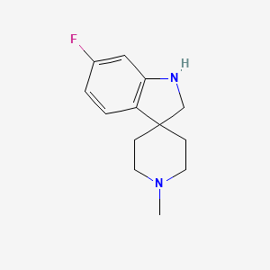 6-Fluoro-1'-methylspiro[indoline-3,4'-piperidine]