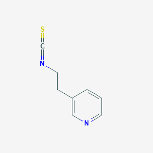 molecular formula C8H8N2S B1522493 3-(2-Isothiocyanatoethyl)pyridine CAS No. 473908-87-1