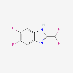 2-(Difluoromethyl)-5,6-difluoro-1H-benzo[d]imidazole