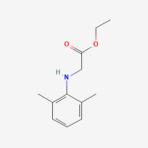 molecular formula C12H17NO2 B15225005 Ethyl (2,6-dimethylphenyl)glycinate 