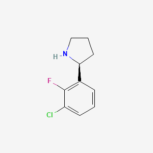 (S)-2-(3-Chloro-2-fluorophenyl)pyrrolidine