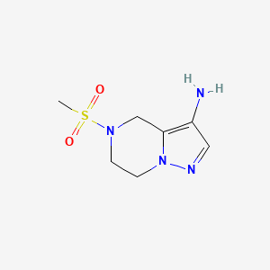 5-(Methylsulfonyl)-4,5,6,7-tetrahydropyrazolo[1,5-a]pyrazin-3-amine