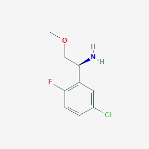 (S)-1-(5-Chloro-2-fluorophenyl)-2-methoxyethanamine