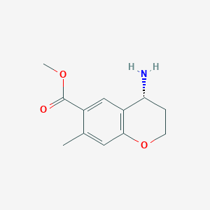 Methyl (r)-4-amino-7-methylchromane-6-carboxylate hydrochloride