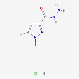 1,5-Dimethyl-1H-pyrazole-3-carbohydrazide hydrochloride