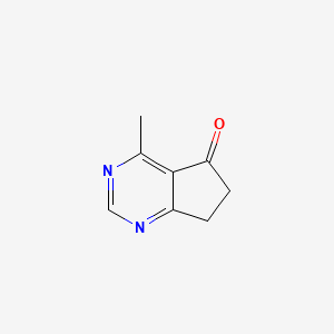 4-Methyl-6,7-dihydro-5H-cyclopenta[d]pyrimidin-5-one