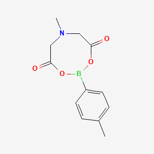 molecular formula C12H14BNO4 B1522510 6-Methyl-2-(4-methylphenyl)-1,3,6,2-dioxazaborocane-4,8-dione CAS No. 943552-01-0