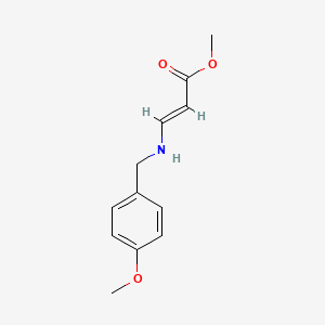 Methyl 3-((4-methoxybenzyl)amino)acrylate