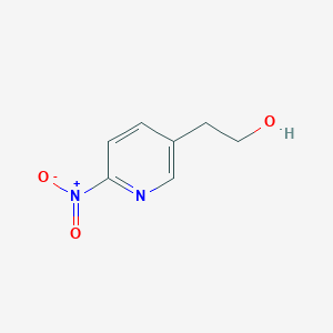 molecular formula C7H8N2O3 B15225151 2-(6-Nitropyridin-3-yl)ethan-1-ol 