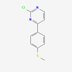 2-Chloro-4-[4-(methylthio)phenyl]pyrimidine