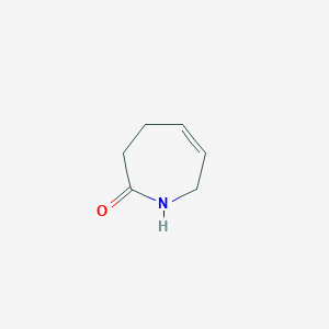 molecular formula C6H9NO B15225217 3,4-Dihydro-1H-azepin-2(7H)-one CAS No. 24517-66-6