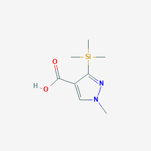 1-Methyl-3-(trimethylsilyl)-1H-pyrazole-4-carboxylic acid