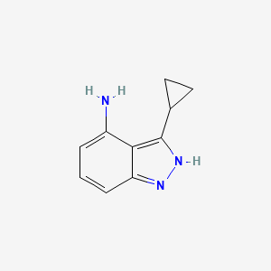 3-cyclopropyl-1H-indazol-4-amine