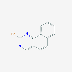 molecular formula C12H7BrN2 B15225338 2-Bromobenzo[h]quinazoline 