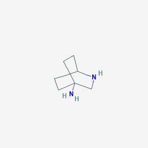 molecular formula C7H14N2 B15225360 2-Azabicyclo[2.2.2]octan-4-amine 