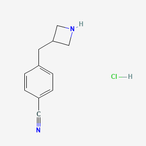 4-(Azetidin-3-ylmethyl)benzonitrile hydrochloride