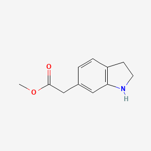 Methyl 2-(indolin-6-yl)acetate